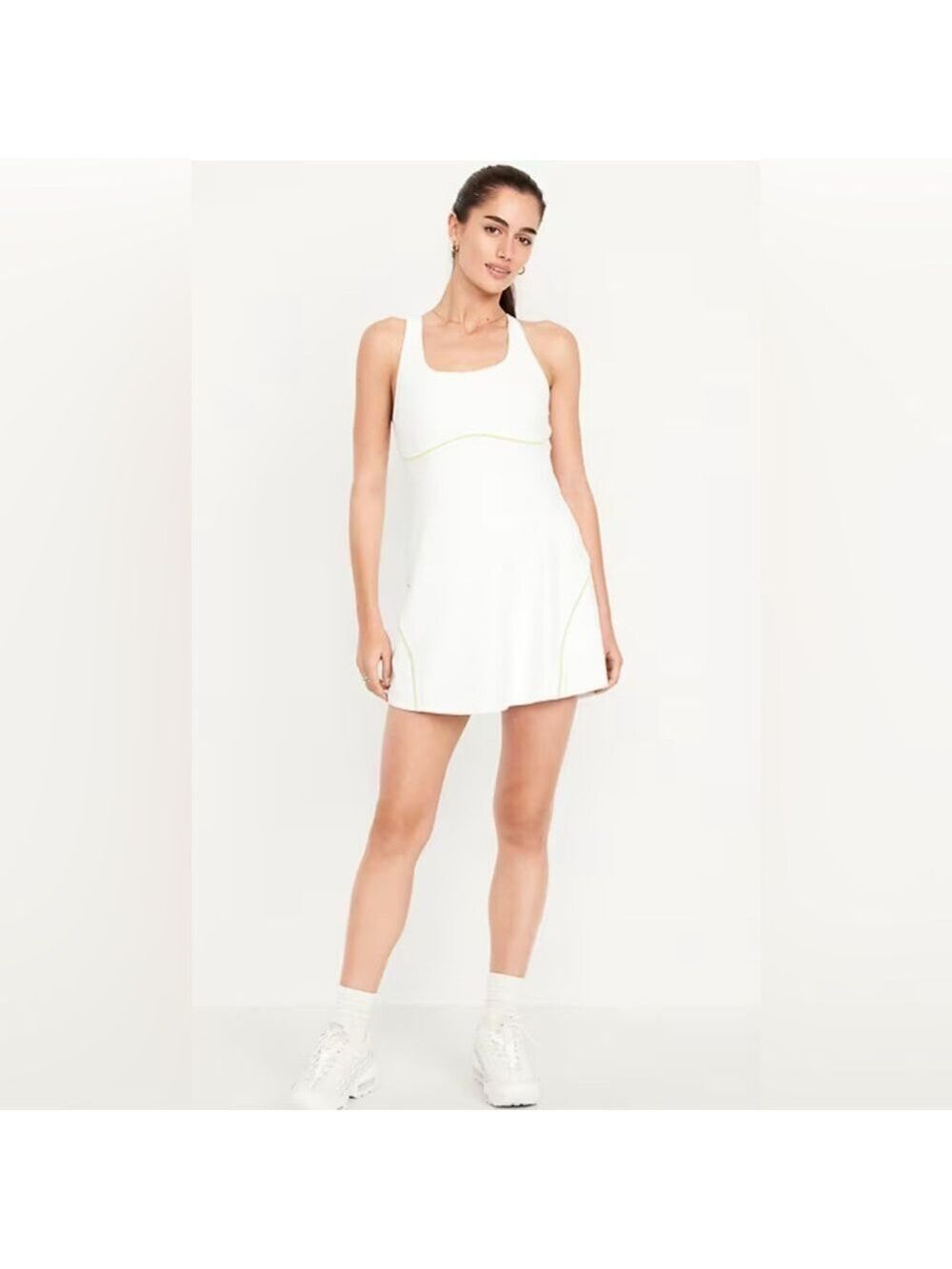 Old Navy Square Neck Powersoft Athletic Athleisure Tennis Golf Mini Dress XLT